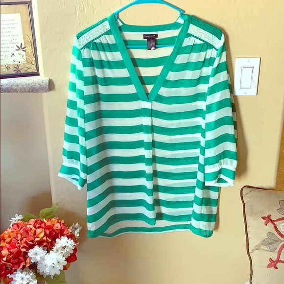 Ann Taylor Tops - Ann Taylor striped blouse